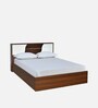 Malcom Max King Size Bed in Walnut Finish with Box Storage Malcom Max King Size Bed in Walnut Finish with Box Storage