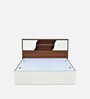 Malcom Max King Size Bed in White Finish with Box Storage