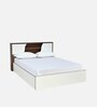 Malcom Max King Size Bed in White Finish with Box Storage