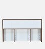 Malcom Max Queen Size Bed in White Finish with Box Storage