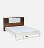 Malcom Meta Queen Size Bed in White Finish Malcom Meta Queen Size Bed in White Finish