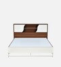 Malcom Meta Queen Size Bed in White Finish Malcom Meta Queen Size Bed in White Finish