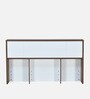 Malcom Premier King Size Bed in Walnut Finish with Hydraulic Storage