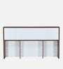 Malcom Premier Queen Size Bed in Walnut Finish with Hydraulic Storage