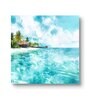 Maldives Seascape Mini Canvas Frame