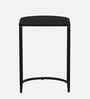 Malek Solid Wood Nest Of Tables In Sandblasted Black Finish (Set Of 2)