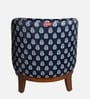 Malena Fabric Slipper Chair in Blue Colour