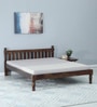 Malini Sheesham Wood Queen Size Bed In Provincial Teak Finish