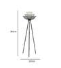 Mallawi E27 Holder Iron Tripod Floor Lamp (Black) with Black Colour Iron Shade Mallawi E27 Holder Iron Tripod Floor Lamp (Black) with Black Colour Iron Shade