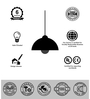 Mallawi Tall Hanging Lamp