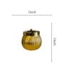 Mallige Gold Metal Storage Jar