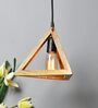 Malmo Beige Wood Hanging Light