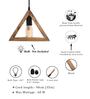Malmo Beige Wood Hanging Light