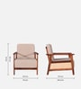Malmo Sheesham Wood 1 Seater Sofa In Honey Oak Finish Malmo Sheesham Wood 1 Seater Sofa In Honey Oak Finish
