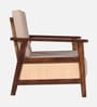 Malmo Sheesham Wood 1 Seater Sofa In Provincial Teak Finish Malmo Sheesham Wood 1 Seater Sofa In Provincial Teak Finish