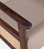 Malmo Sheesham Wood 1 Seater Sofa In Provincial Teak Finish Malmo Sheesham Wood 1 Seater Sofa In Provincial Teak Finish