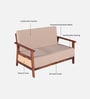 Malmo Sheesham Wood 2 Seater Sofa In Honey Oak Finish Malmo Sheesham Wood 2 Seater Sofa In Honey Oak Finish