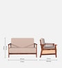 Malmo Sheesham Wood 2 Seater Sofa In Honey Oak Finish Malmo Sheesham Wood 2 Seater Sofa In Honey Oak Finish