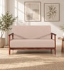 Malmo Sheesham Wood 2 Seater Sofa In Honey Oak Finish Malmo Sheesham Wood 2 Seater Sofa In Honey Oak Finish