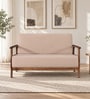 Malmo Sheesham Wood 2 Seater Sofa In Provincial Teak Finish Malmo Sheesham Wood 2 Seater Sofa In Provincial Teak Finish