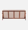 Malmo Sheesham Wood 3 Seater Sofa In Honey Oak Finish Malmo Sheesham Wood 3 Seater Sofa In Honey Oak Finish