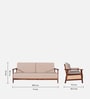 Malmo Sheesham Wood 3 Seater Sofa In Honey Oak Finish Malmo Sheesham Wood 3 Seater Sofa In Honey Oak Finish