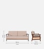 Malmo Sheesham Wood 3 Seater Sofa In Provincial Teak Finish Malmo Sheesham Wood 3 Seater Sofa In Provincial Teak Finish