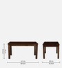 Malmo Sheesham Wood 6 Seater Dining Set in Scratch Resistant Provincial Teak Finish Malmo Sheesham Wood 6 Seater Dining Set in Scratch Resistant Provincial Teak Finish