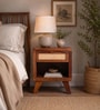 Malmo Sheesham Wood Bedside Table In Honey Oak Finish