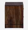 Malmo Sheesham Wood Bedside Table In Scratch Resistant Provincial Teak Finish With Drawers