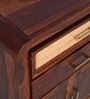 Malmo Sheesham Wood Cabinet In Honey Oak  Finish