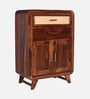 Malmo Sheesham Wood Cabinet In Honey Oak  Finish