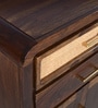 Malmo Sheesham Wood Cabinet In Provential Teak Finish