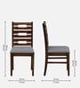Malmo Sheesham Wood Dining Chair in Scratch Resistant Provincial Teak Finish (Set Of 2)