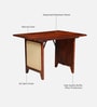 Malmo Sheesham Wood 4 Seater Dining Set in Honey Oak Finish Malmo Sheesham Wood 4 Seater Dining Set in Honey Oak Finish