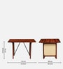 Malmo Sheesham Wood 4 Seater Dining Table in Honey Oak Finish Malmo Sheesham Wood 4 Seater Dining Table in Honey Oak Finish