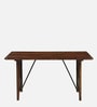 Malmo Sheesham Wood 6 Seater Dining Table in Provincial Teak Finish Malmo Sheesham Wood 6 Seater Dining Table in Provincial Teak Finish