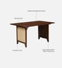 Malmo Sheesham Wood 6 Seater Dining Table in Provincial Teak Finish Malmo Sheesham Wood 6 Seater Dining Table in Provincial Teak Finish