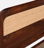 Malmo Sheesham Wood Queen Size Platform Bed  In Honey Oak Finish