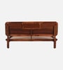 Malmo Sheesham Wood Queen Size Platform Bed  In Honey Oak Finish
