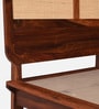 Malmo Sheesham Wood Queen Size Platform Bed  In Honey Oak Finish