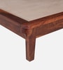 Malmo Sheesham Wood Queen Size Platform Bed  In Provential Teak Finish