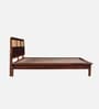 Malmo Sheesham Wood Queen Size Platform Bed  In Provential Teak Finish