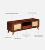 Malmo Sheesham Wood TV Cabinet in Honey Oak Finish Malmo Sheesham Wood TV Cabinet in Honey Oak Finish