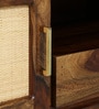Malmo Sheesham Wood TV Cabinet in Provincial Teak Finish Malmo Sheesham Wood TV Cabinet in Provincial Teak Finish