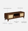 Malmo Sheesham Wood TV Cabinet in Provincial Teak Finish Malmo Sheesham Wood TV Cabinet in Provincial Teak Finish