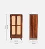 Malmo Sheesham Wood Wardrobe In Honey Oak Finish