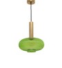 Andre Maloto Green Glass Hanging Light
