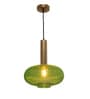 Andre Maloto Green Glass Hanging Light