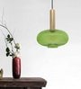 Andre Maloto Green Glass Hanging Light
